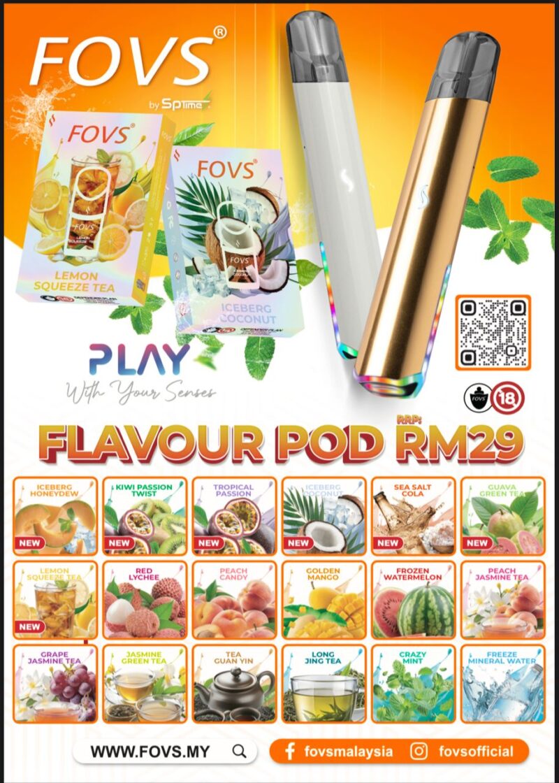 Sp2 Pod Packaging FOVS Pod Compatible SP2 / LANA 3pcs Pack - Vape Cloud Store